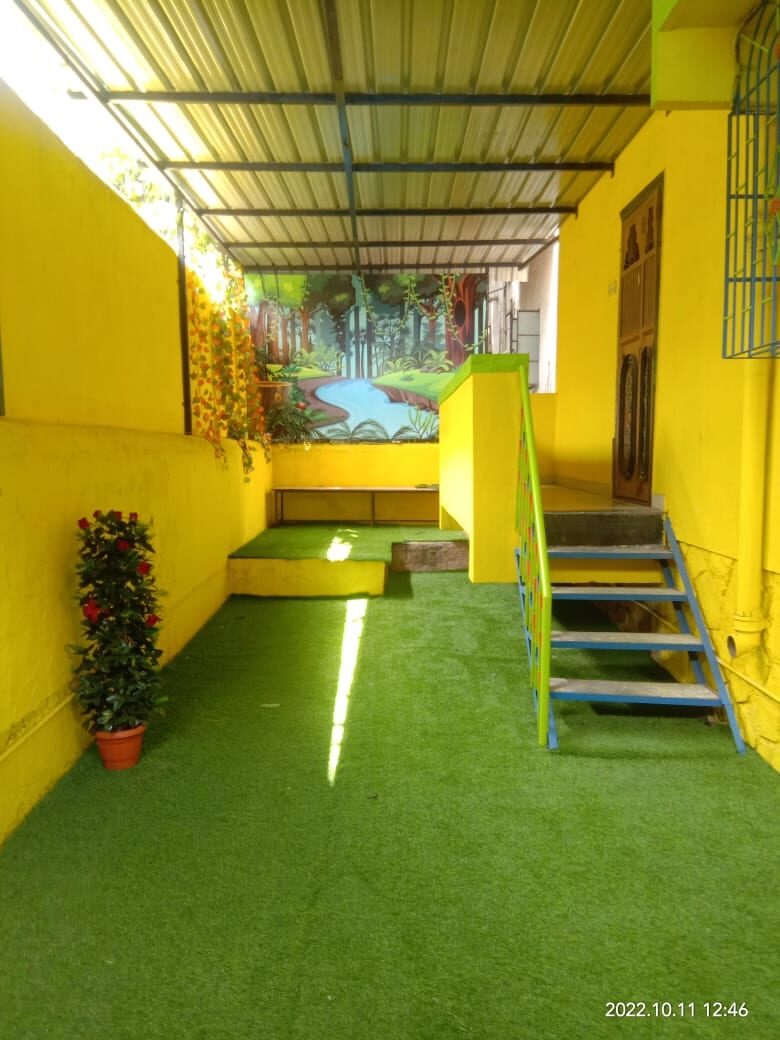 A bright, colourful space where little ones settle in fast